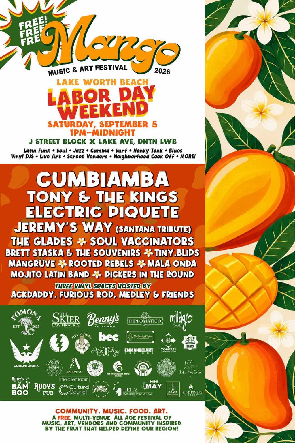 Mango Music Art Fest Labor Day